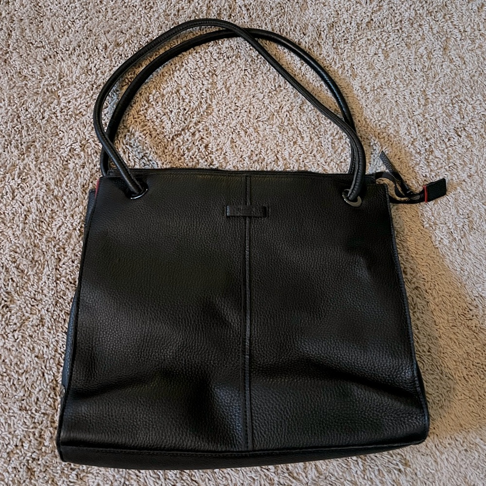 Hammitt Benjamin Black Leather Tote
